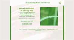 Desktop Screenshot of davemaschkapestcontrolservice.com